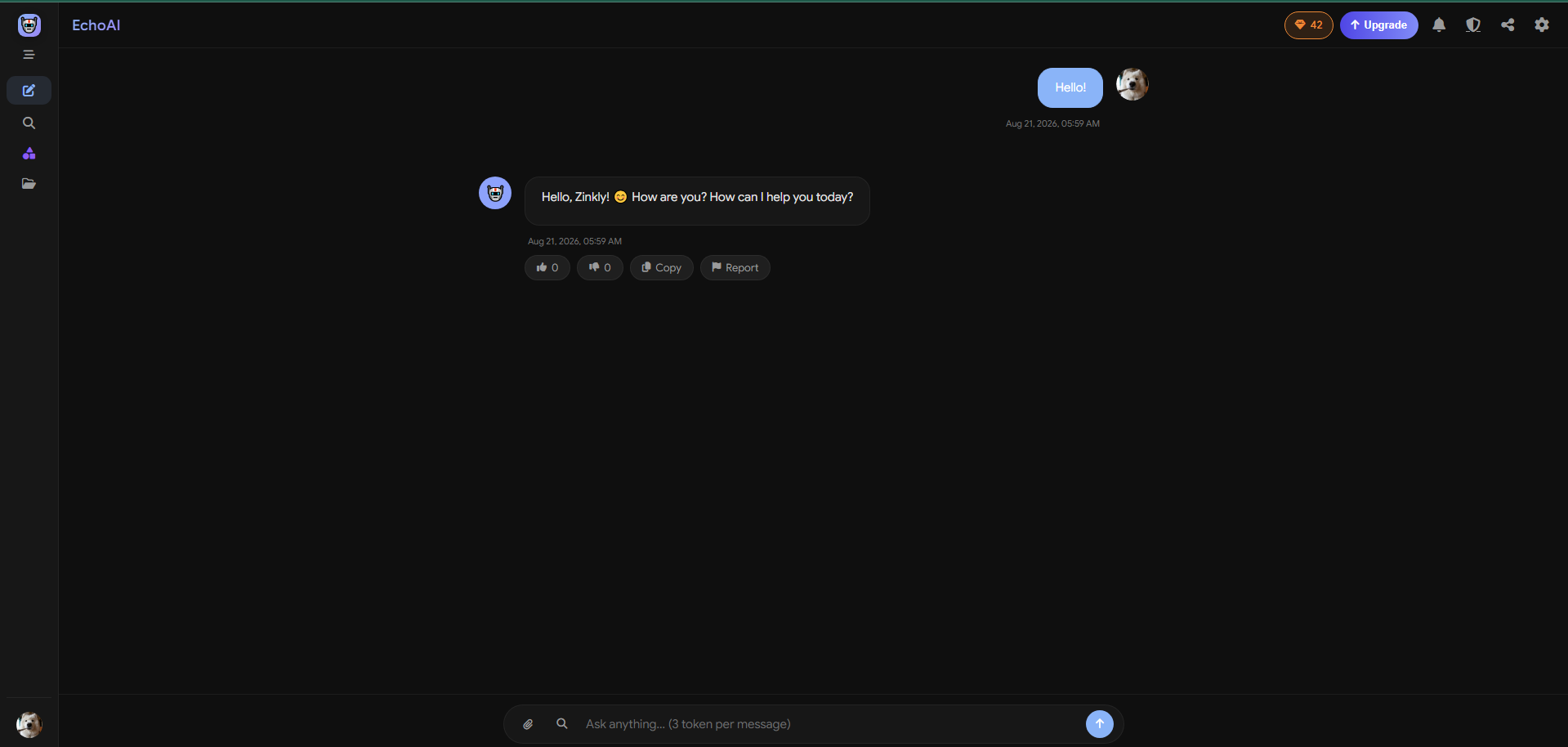 AI Chat Interface 2